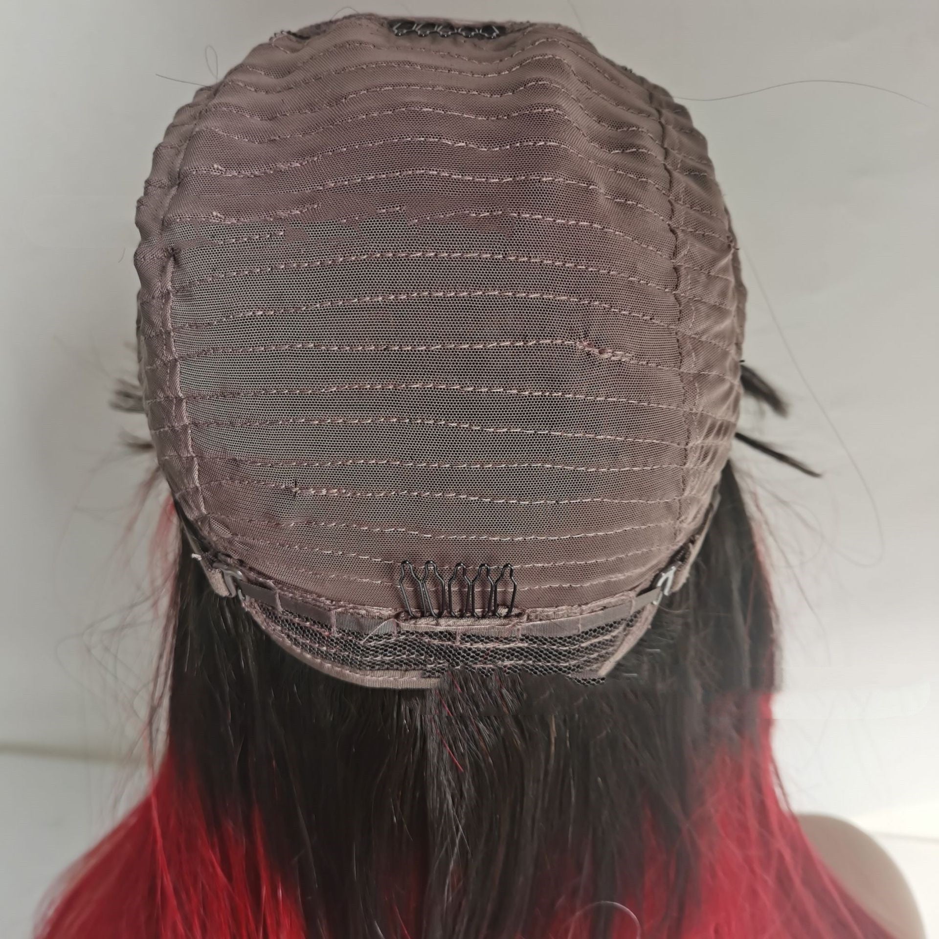 Wig Factory Real Human Hair Wig Mechanism Headgear Hair Wig Wig Factory Real Human Hair Wig Mechanism Headgear Hair Wig